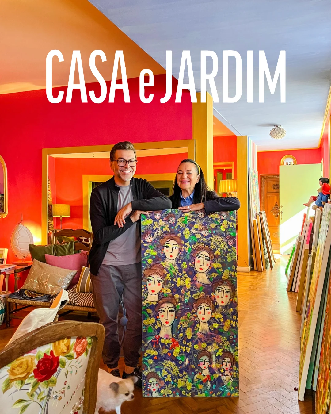 Registro de uma visita do acervo Casa e Jardim