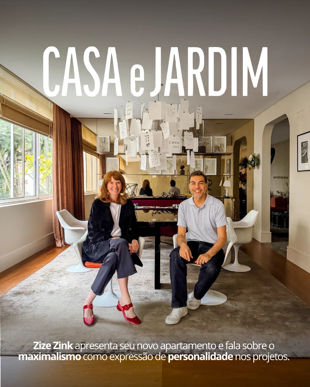 Visita de Newton Lima para Casa e Jardim — registro 2
