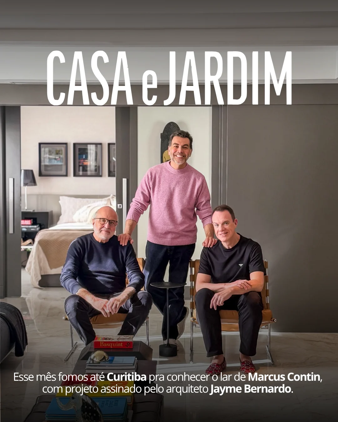 Visita de Newton Lima para Casa e Jardim — registro 1