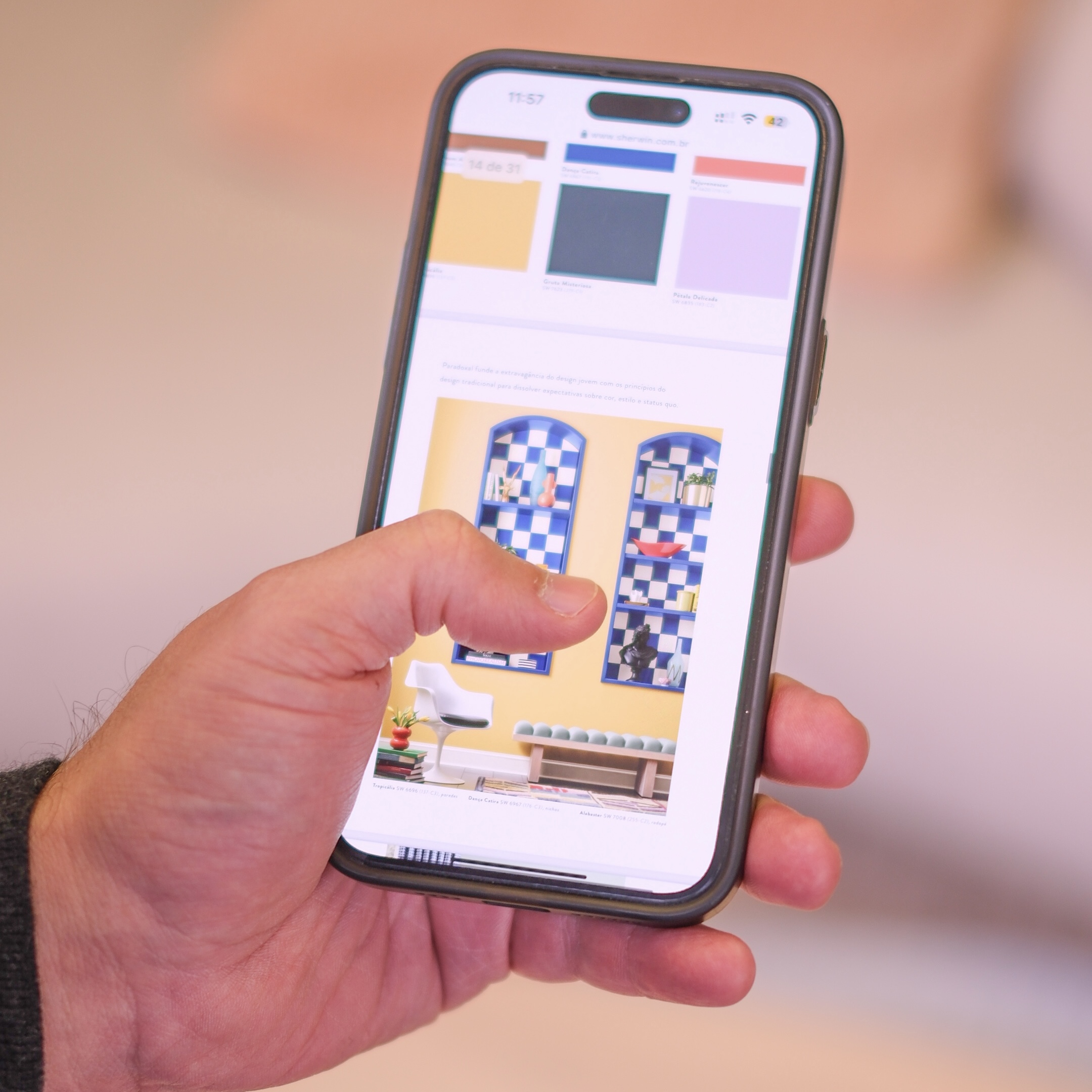 Sherwin-Williams — Referências na palma da mão